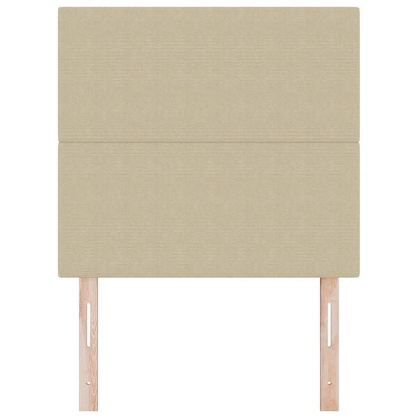 vidaXL Облегалка за глава с таблото Светлозелено сиво 80 cm Изкуствена