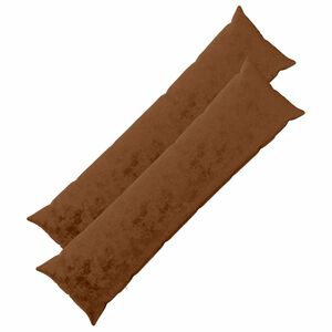 vidaXL Декоративна възглавница 2 бр. HEERLEN Светло кафяво 40 x 145 см