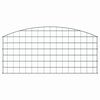 vidaXL Комплект ограда за езеро 5 pcs Зелен 100 x 50 cm Стомана