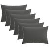 vidaXL Калъфка за възглавница 6 pcs HEERLEN Антрацит 50 x 70 cm