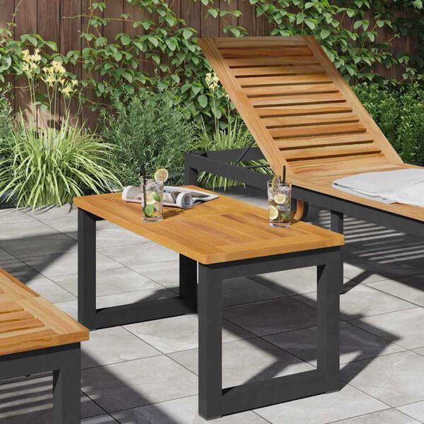 vidaXL Топ за маса Кафяво 80 x 40 x 2 cm Акациево дърво масив