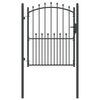 vidaXL Оградна врата с шипове EMMEN 150 x 100 cm