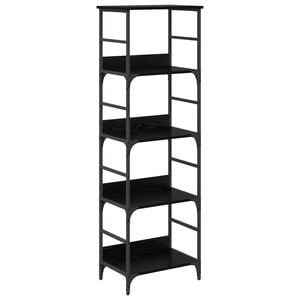 vidaXL Рафт за книги 4 нива 50 x 33 x 153 см Инженерна дървесина