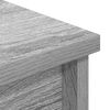 vidaXL Висока дъска сив сонома 37,5x35x180 см инженерно дърво
