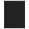 vidaXL Изтривалка, черна, 90x120 см