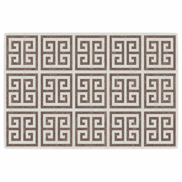 vidaXL Килим за открито и закрито къс косъм шарен 120x180 см