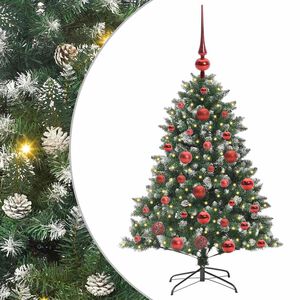 vidaXL С изкуствено коледно дърво Зелен 120 cm
