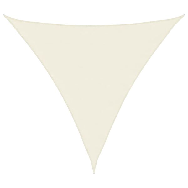 vidaXL Слънцезащитно платно кремаво 2x2x2 м 100% полиестер Оксфорд