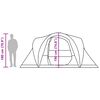 vidaXL Семейна куполна палатка, 6-местна, камуфлаж, водоустойчива