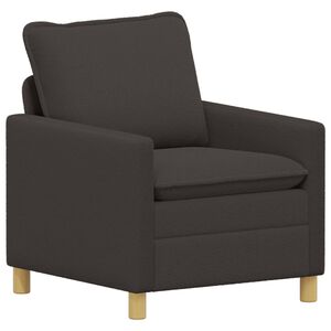 vidaXL Диван Тъмносиво 76 x 81 x 87,5 см Текстил