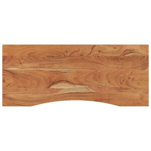 vidaXL Плот за бюро, 110x50x2,5 см, правоъгълен, масивно дърво акация