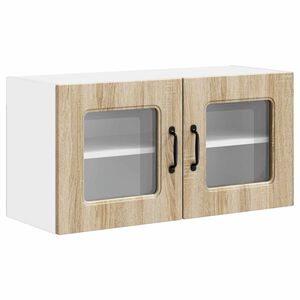vidaXL Панел за миялна машина Kalmar Сонома дъб 80 x 31 x 40 см