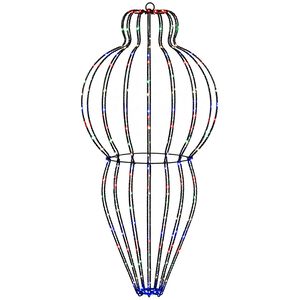 vidaXL Коледен финал светлина 320 LED светодиода Многоцветен