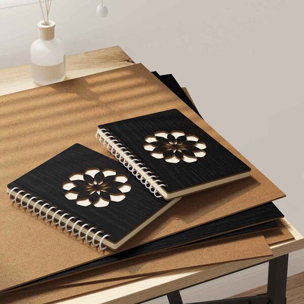 vidaXL Декор панели 50 pcs Черния дъб 40 x 60 x 0.27 см