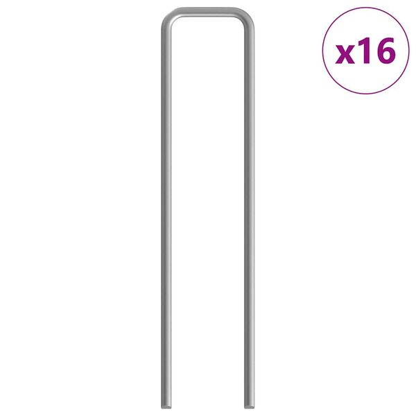 vidaXL Клетка за заек Сребрист 400 x 78 x 78 см Галванизирана стомана