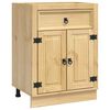 vidaXL За шкафове SKI Кехлибарен 60 x 46 x 81,5 см