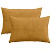 vidaXL Калъфка за възглавница 2 pcs ALMELO Жълто 30 x 50 cm кордурой