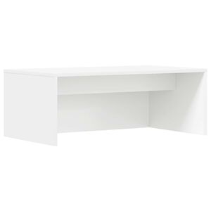 vidaXL Стенно бюро Бяло Инженерна дървесина 80 x 45 x 30 см