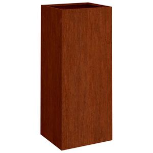 vidaXL Кашпа, 32x29x75 см, кортенова стомана