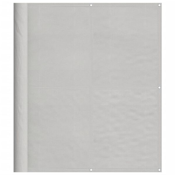 vidaXL Балконски параван светлосив 120x1000 см 100% полиестер оксфорд