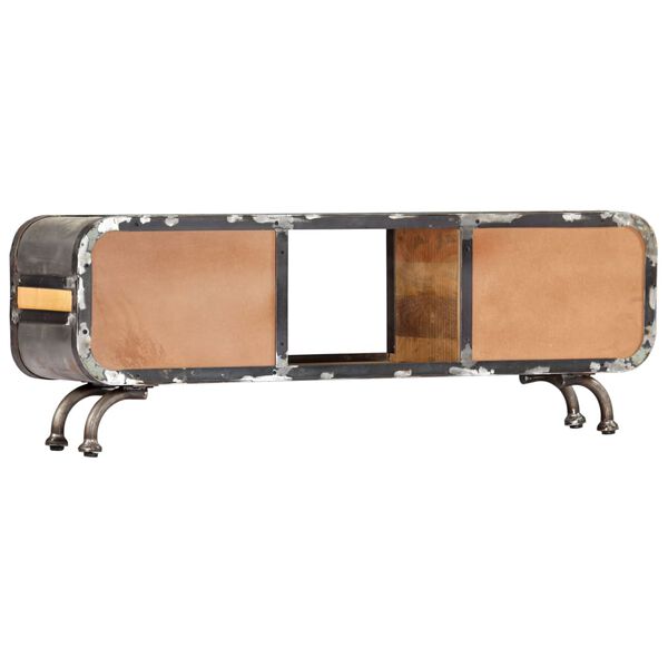 vidaXL ТВ шкаф, 120x30x42 см, мангово дърво масив