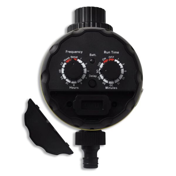 vidaXL Електронен автоматичен таймер за поливане, единичен изход
