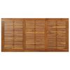 vidaXL Градинска маса с крака тип фиби 140x80x75 см масивна акация