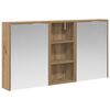 vidaXL Комплект шкафове за баня 3 бр. 116 x 16 x 62,5 см
