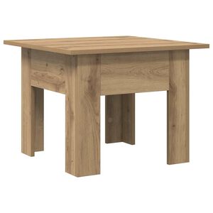 vidaXL Масичка за кафе Дъб 55 x 55 x 42 cm Инженерна дървесина