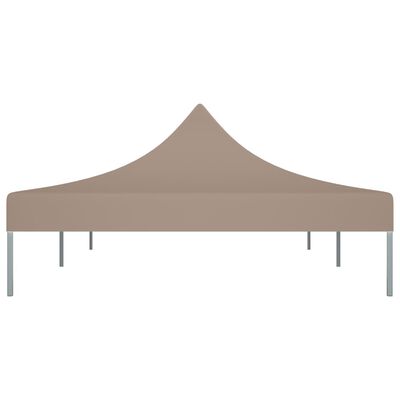 vidaXL Покривало за парти шатра, 6x3 м, таупе, 270 г/м²