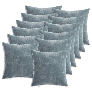 vidaXL Калъфка за възглавница 12 pcs HEERLEN Светлосиньо 40 x 40 cm