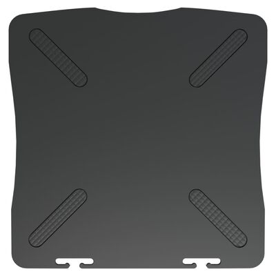 vidaXL Поставка за монитор, черна, 33,5x34x10,5 см