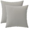 vidaXL Калъфка за възглавница 2 pcs HEERLEN Сиво 40 x 40 cm Полиестер