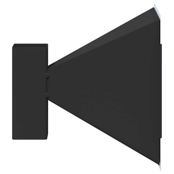 vidaXL Уловител за сачми Черно 17.5 x 17.5 x 17 см Стомана