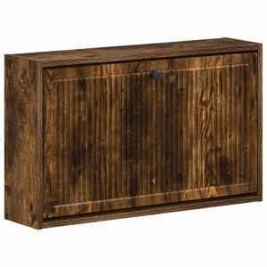 vidaXL Стенно шкафче за обувки EDE 71 x 17 x 43 см Инженерна дървесина