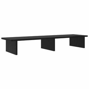 vidaXL Стойка за монитор Черен дъб 100 x 27 x 15 cm