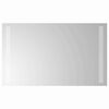 vidaXL LED огледало за баня Прозрачен 60 x 30 cm закалено стъкло