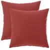 vidaXL Калъфка за възглавница 2 pcs HEERLEN Виненочервен 30 x 30 cm