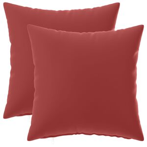vidaXL Калъфка за възглавница 2 pcs HEERLEN Виненочервен 30 x 30 cm