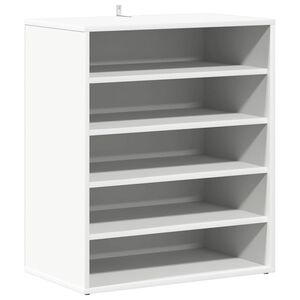 vidaXL Шкафове за обувки 60 x 35 x 70 cm Бяло