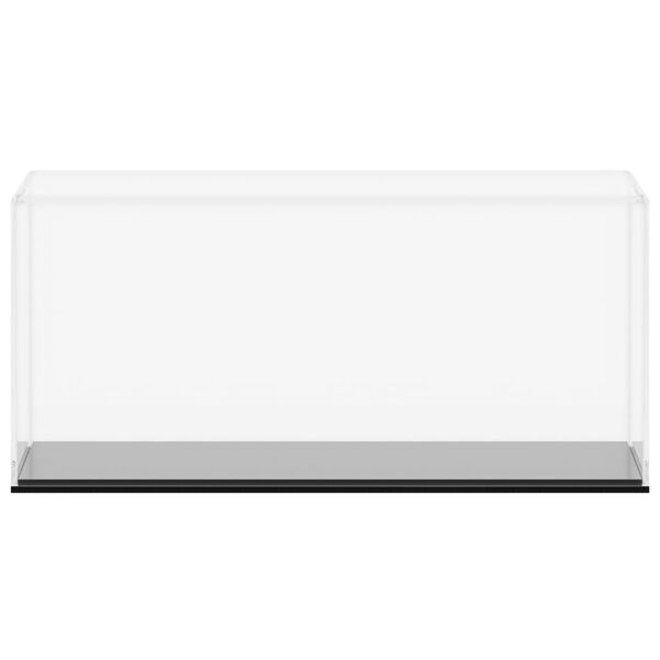 vidaXL Кутия витрина, прозрачна, 30x15x14 см, акрил