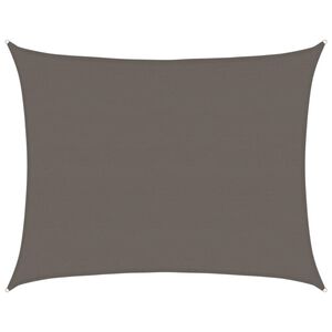 vidaXL Платно-сенник, 160 г/м&sup2;, антрацит, 6x8 м, HDPE