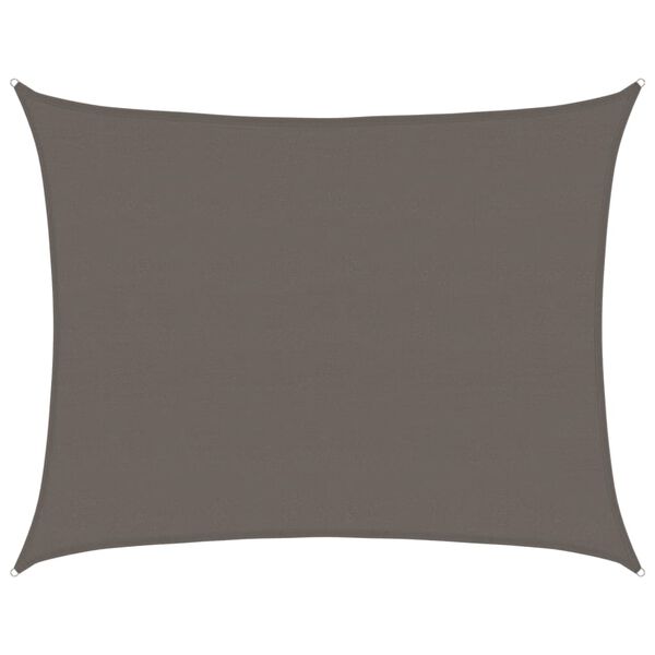 vidaXL Платно-сенник, 160 г/м&sup2;, антрацит, 6x8 м, HDPE