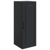 vidaXL Стенно шкафче Черно 33 x 34,5 x 90 см Инженерна дървесина
