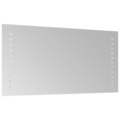vidaXL LED огледало за баня, 40x20 см