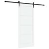 vidaXL Преплъзваща се врата ORKDAL 86 x 198,5 cm Инженерна дървесина
