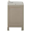 vidaXL Шкаф с мивка, 60x51x89 см, пясъчен цвят