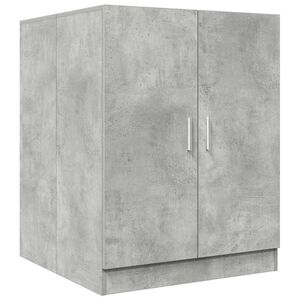 vidaXL Шкаф за пералня, бетонно сив, 70,5x71,5x91,5 см