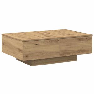 vidaXL Комплект кафе маси, дъб сонома, 90x60x31 см, инженерно дърво