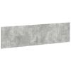 vidaXL Табла за легло за стена EDE Бетонно сиво Инженерна дървесина